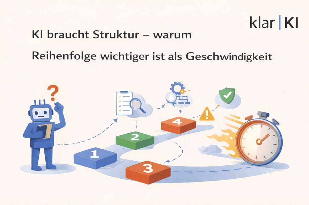 KI braucht Struktur - warum Reihenfolge wichtiger ist als Geschwindigkeit