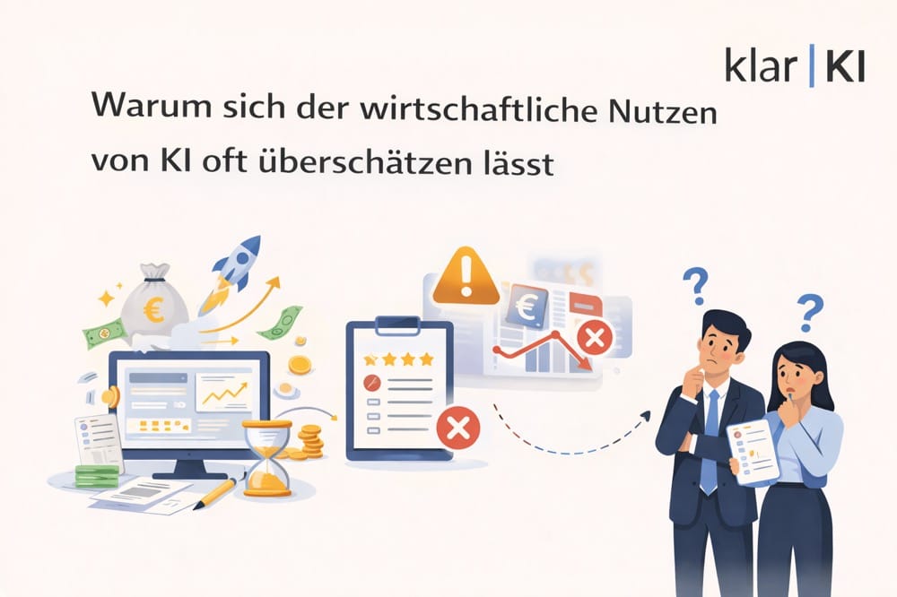 Warum sich der wirtschaftliche Nutzen von KI oft überschätzen lässt