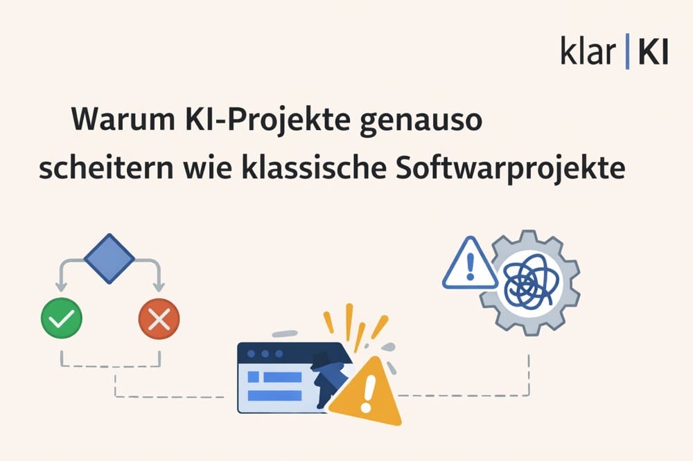 Warum KI-Projekte genauso scheitern wie klassische Softwareprojekte
