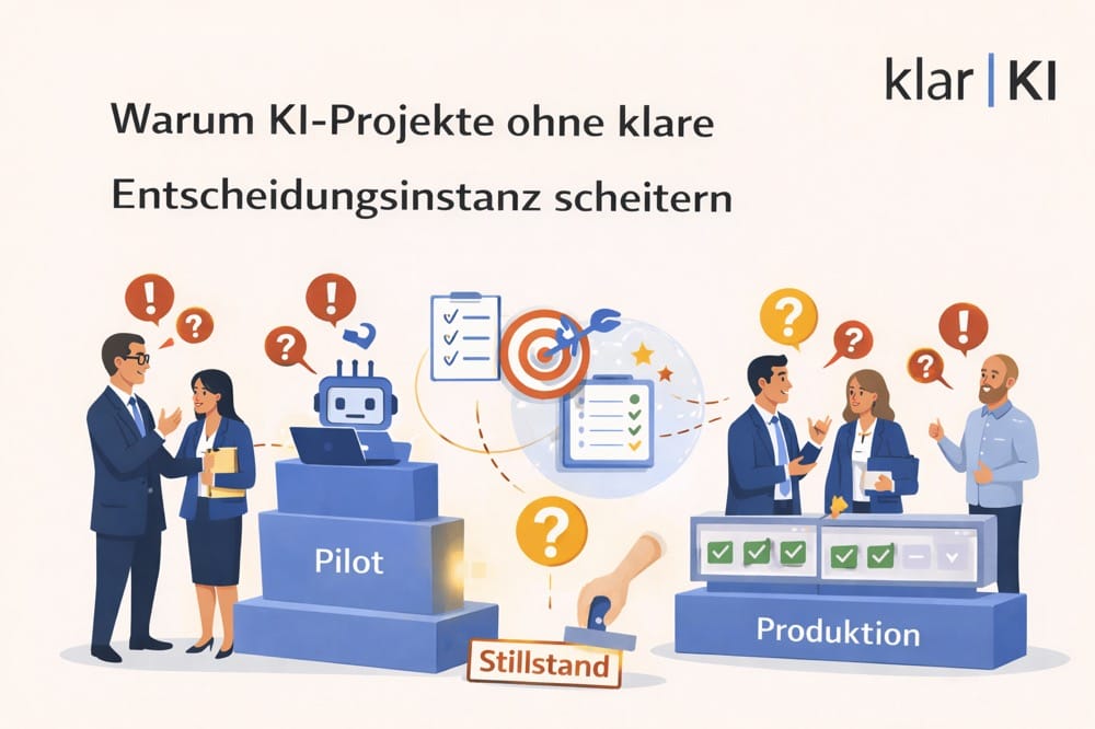 Warum KI-Projekte ohne klare Entscheidungsinstanz scheitern