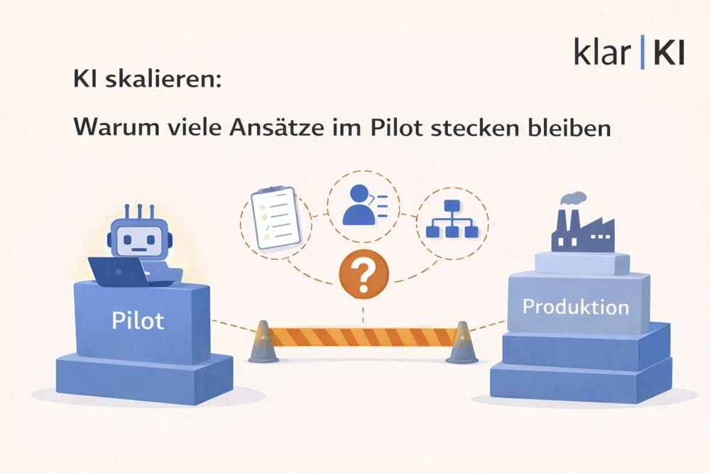KI skalieren: Warum viele Ansätze im Pilot stecken bleiben