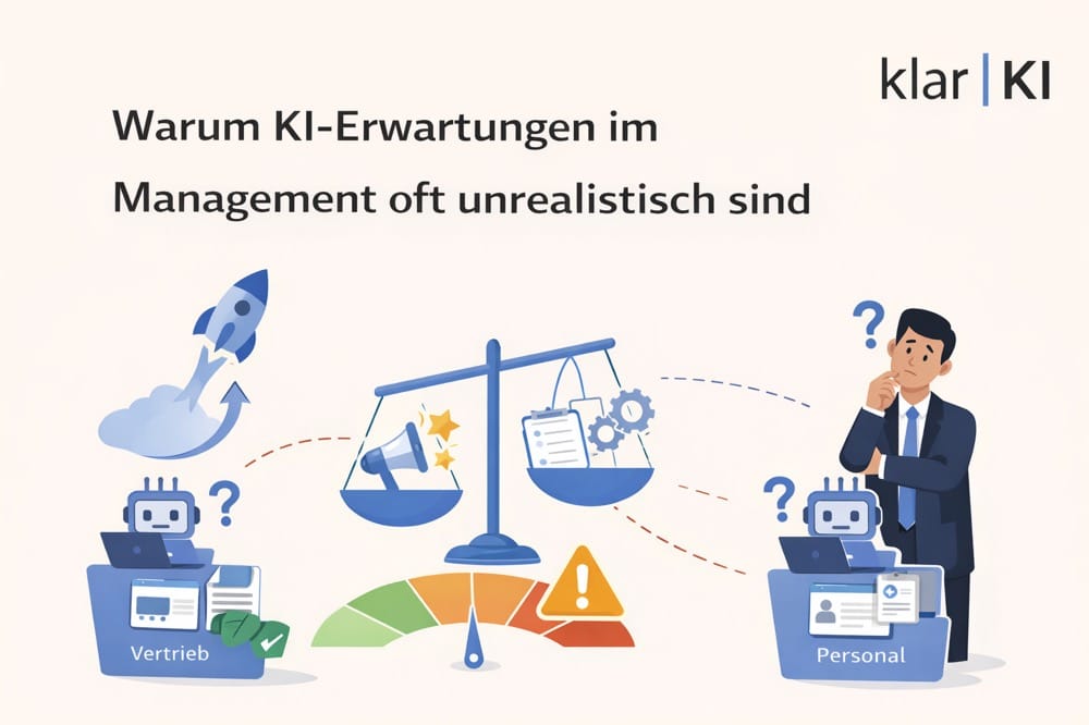 Warum KI-Erwartungen im Management oft unrealistisch sind