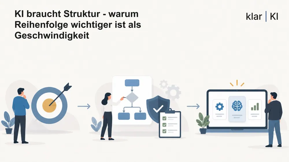 KI braucht Struktur - warum Reihenfolge wichtiger ist als Geschwindigkeit