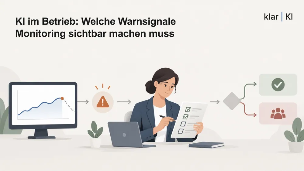 KI im Betrieb: Welche Warnsignale Monitoring sichtbar machen muss