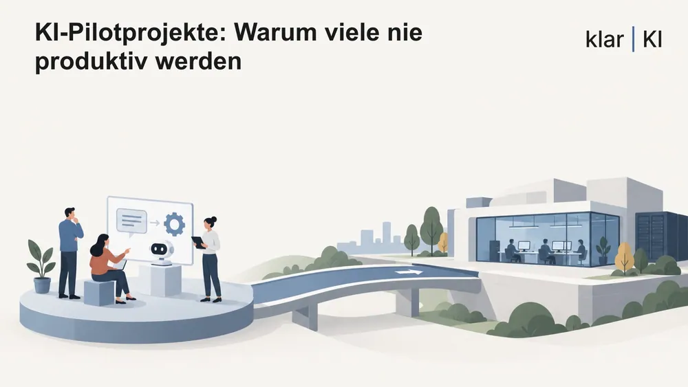 KI-Pilotprojekte: Warum viele nie produktiv werden